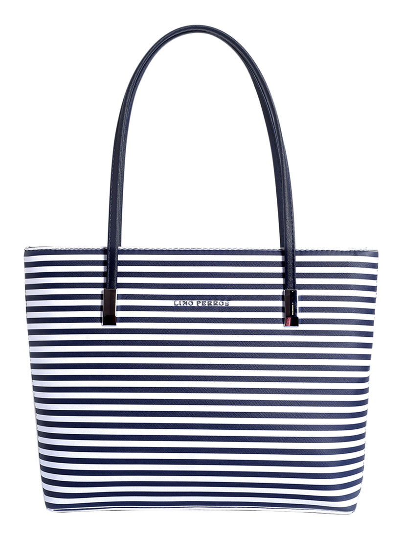 lino perros blue handbag