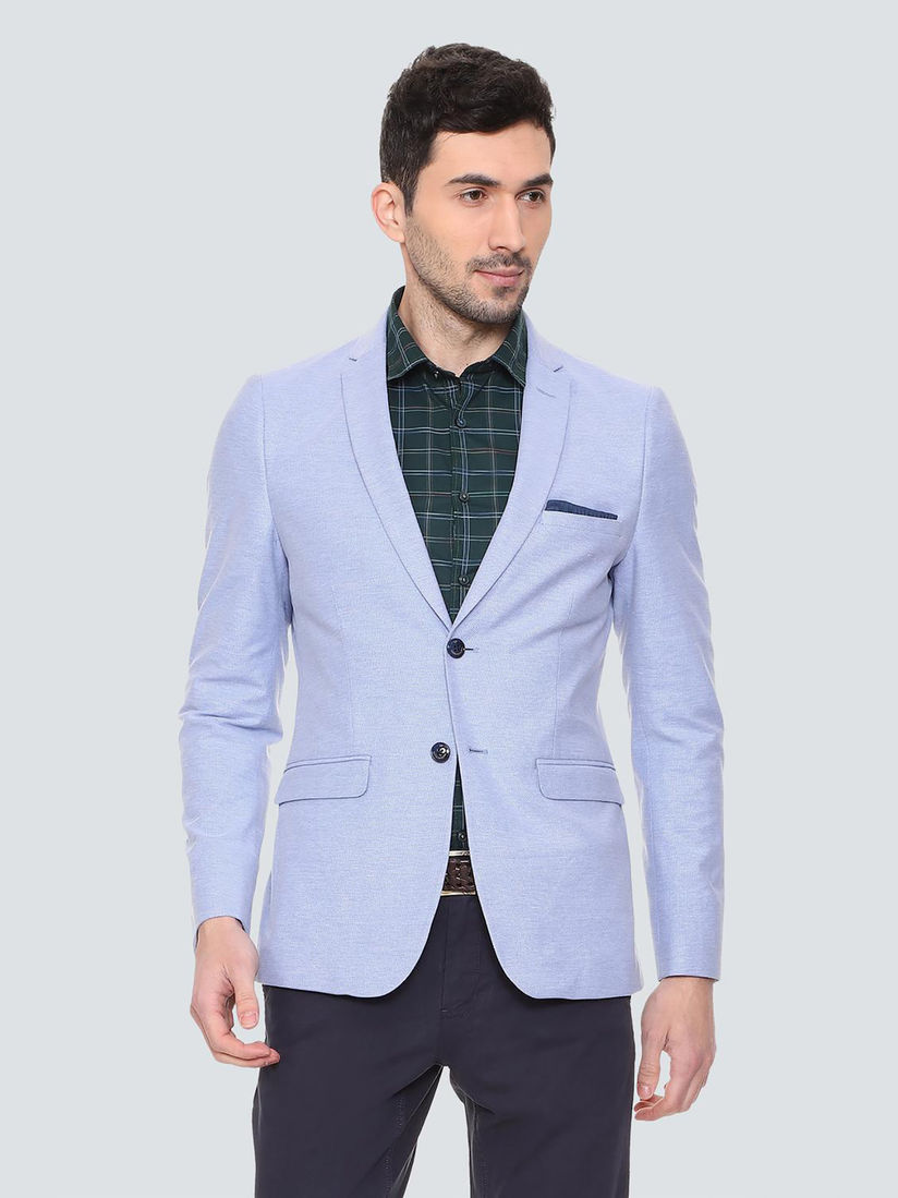 bluish grey blazer