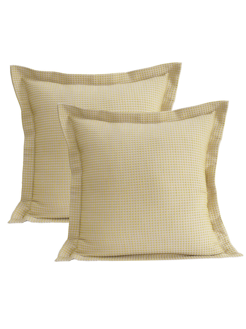 white waffle pillow cases