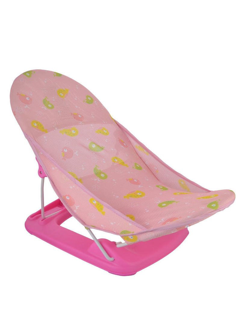 pink baby bath seat