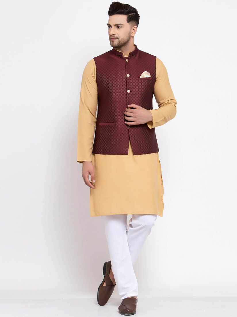 maroon modi jacket