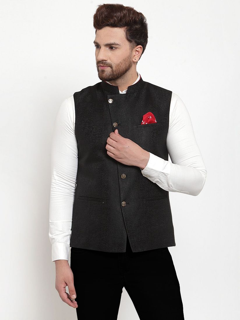nehru black jacket