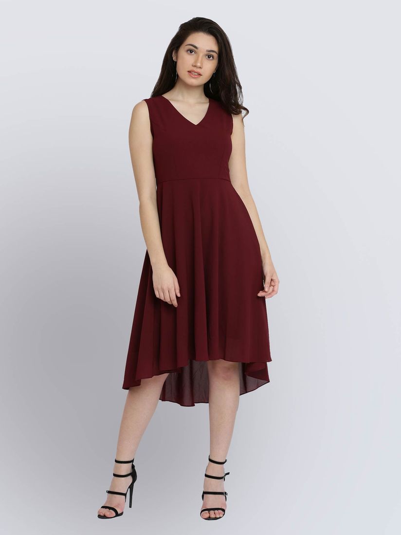 Miss chase maroon dress Clearance