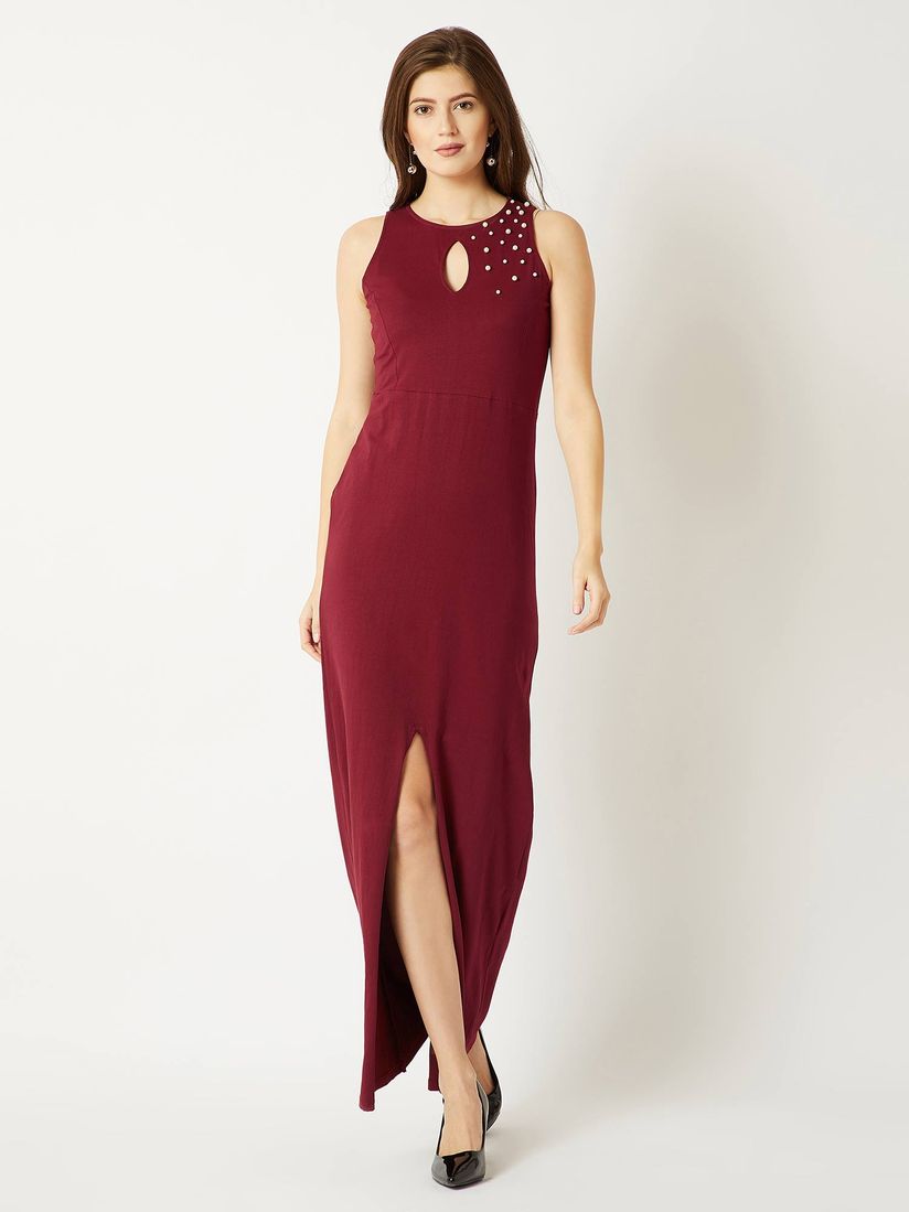 maroon dresses online