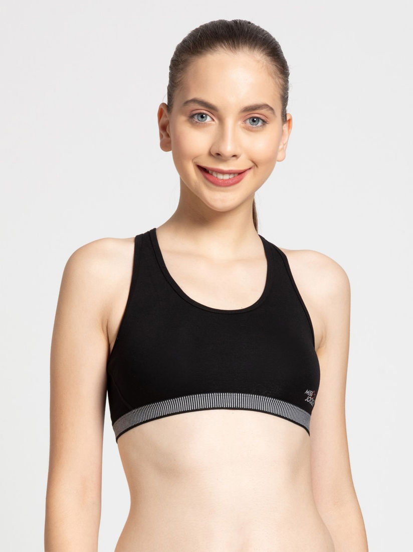 Jockey Lingerie Jockey Black Sports Bra Online Nykaa Fashion