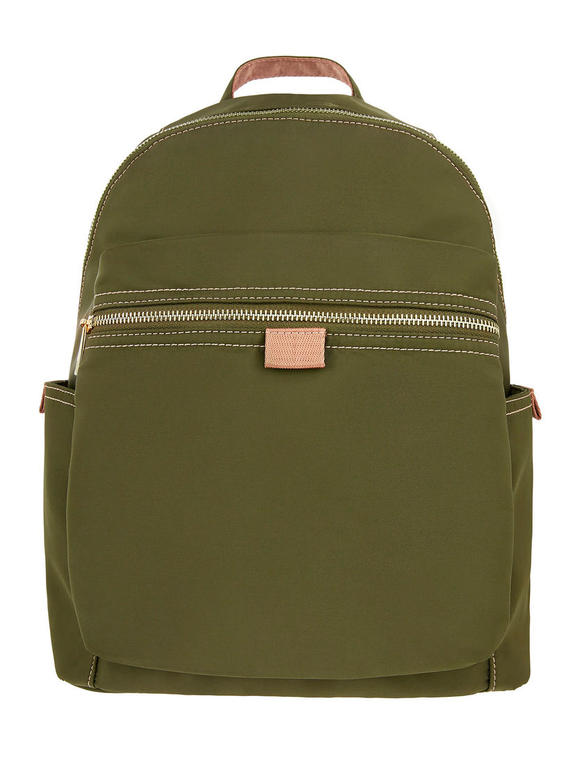 accessorize grey backpack