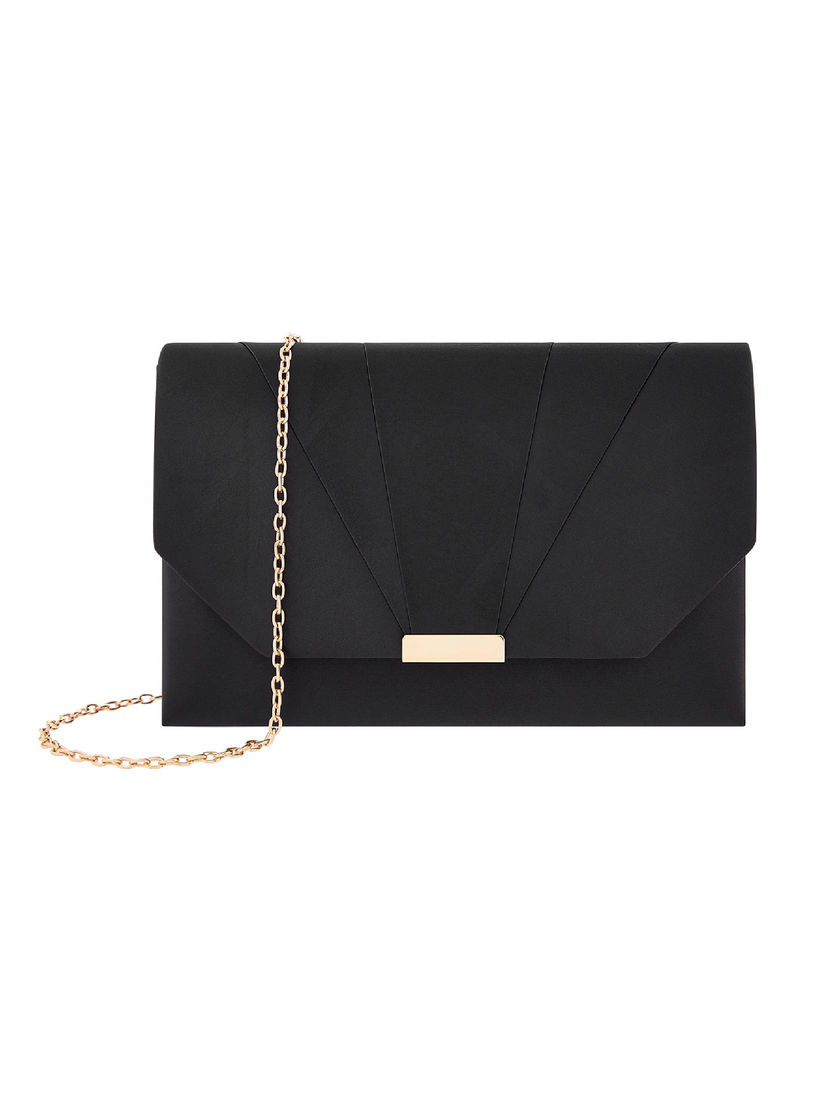 Accessorize black clutch Clearance