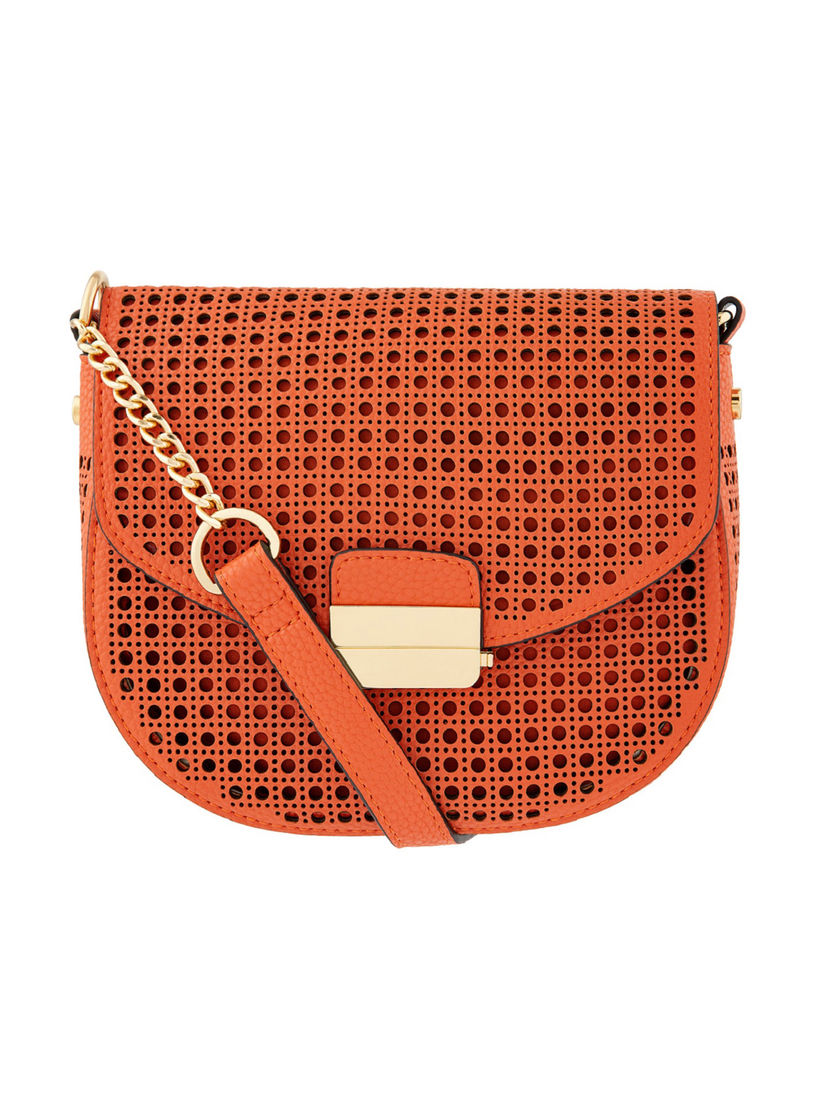 accessorize orange bag