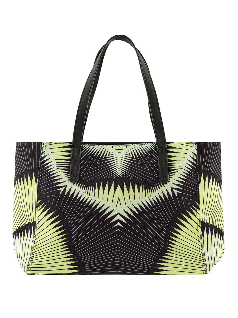 accessorize black tote bag