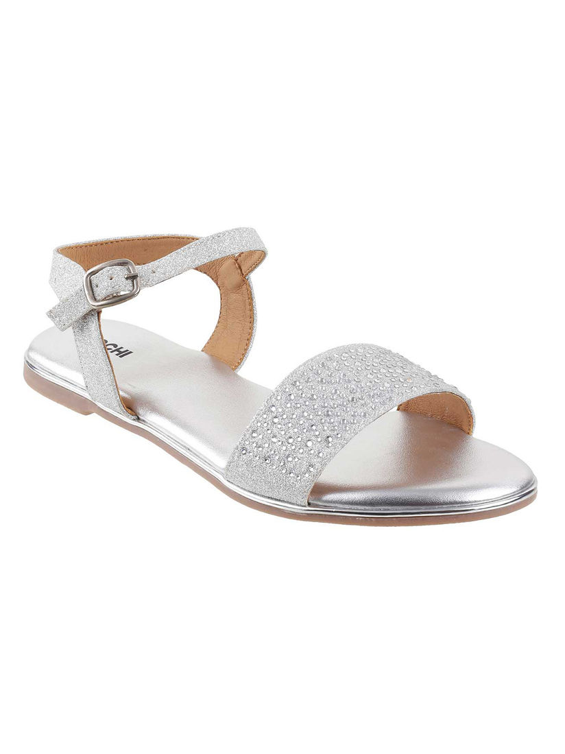 mochi silver sandals