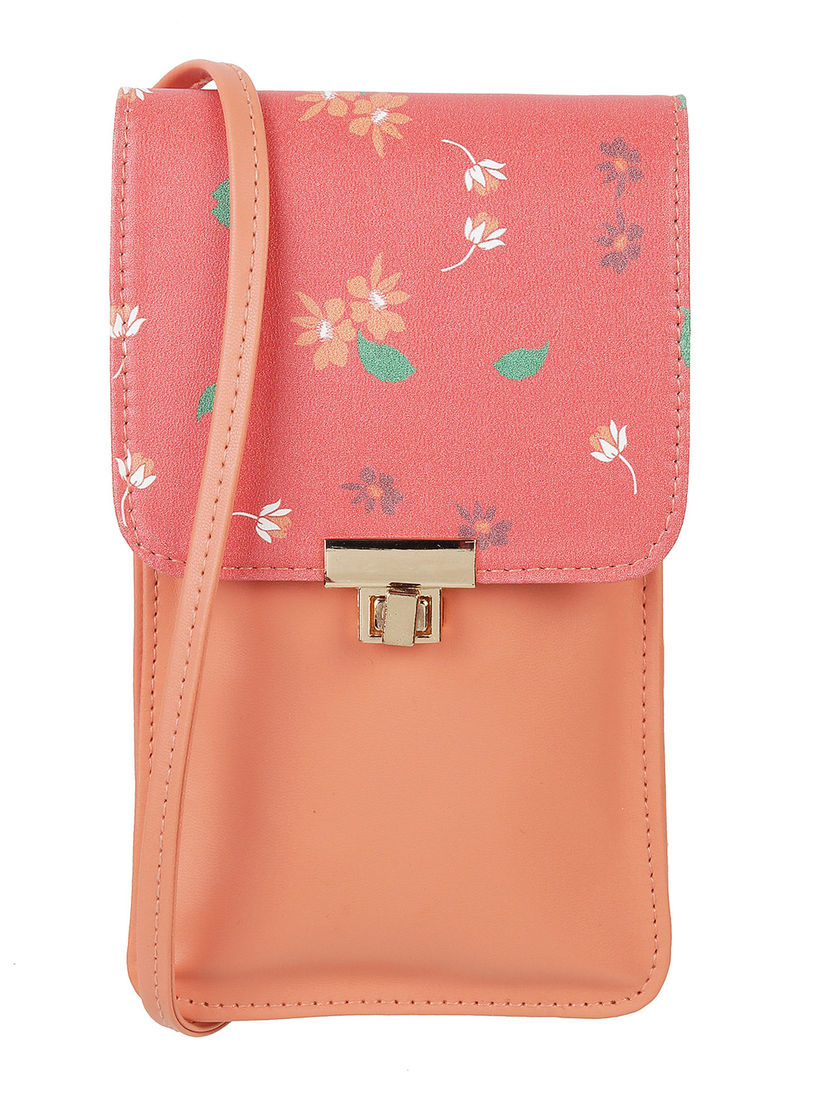 peach sling bag