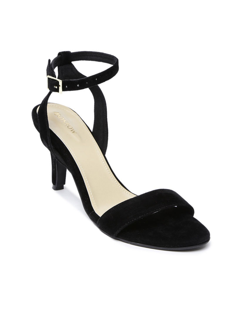 Monrow black heels clearance