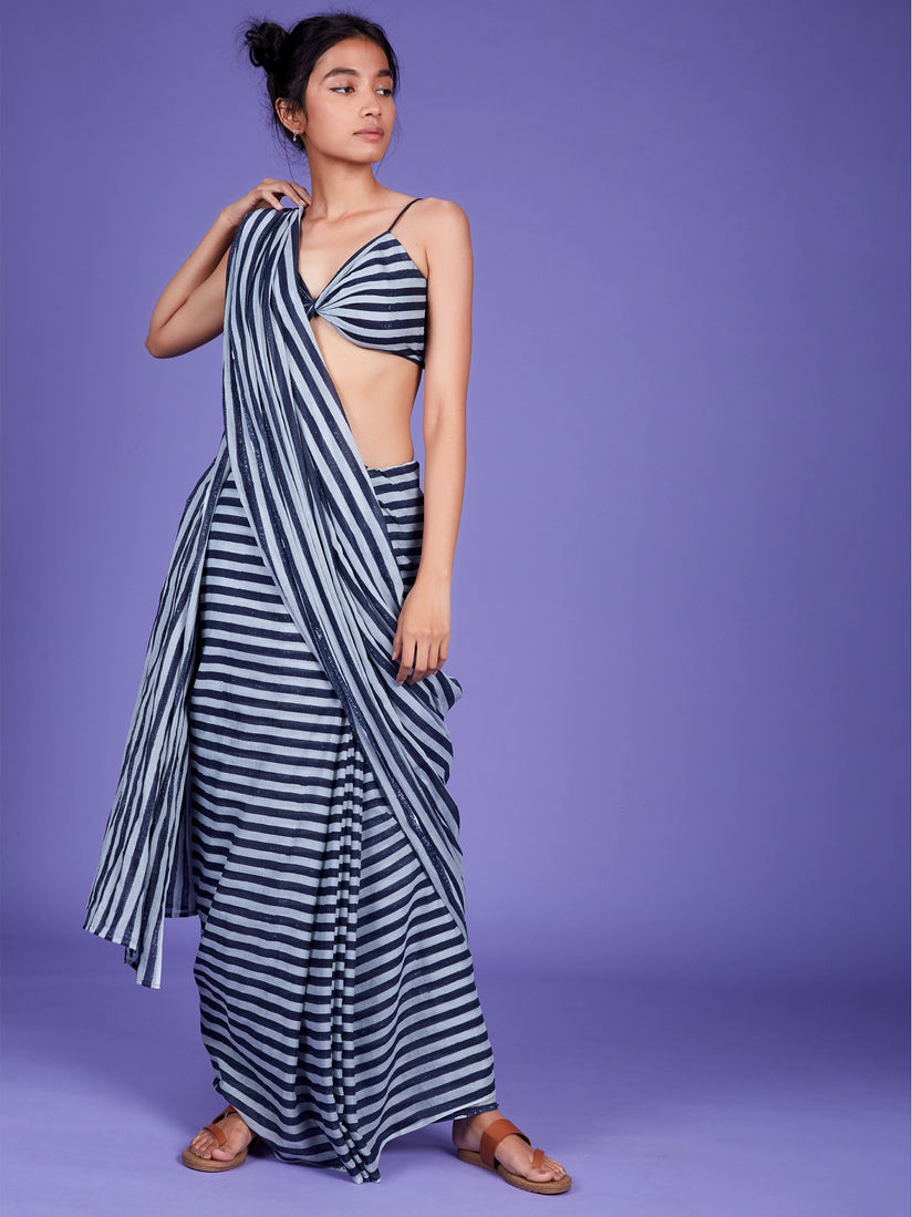 Mati Sarees Buy Mati Baby Pink Stripes Saree Without Blouse Online Nykaa Fashion Последние твиты от downblouseday (@downblouseday). mati powder blue stripes saree without blouse customisable