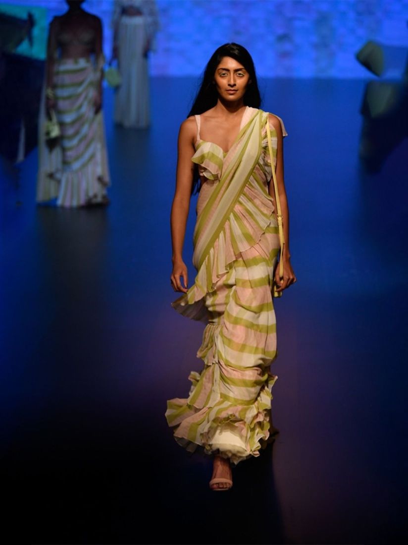 Arpita Mehta Sarees Buy Arpita Off White Mehta Ruffle Saree With Blouse Online Nykaa Fashion The bridal collection from arpita mehta offers a stunning range of lehenga sets.