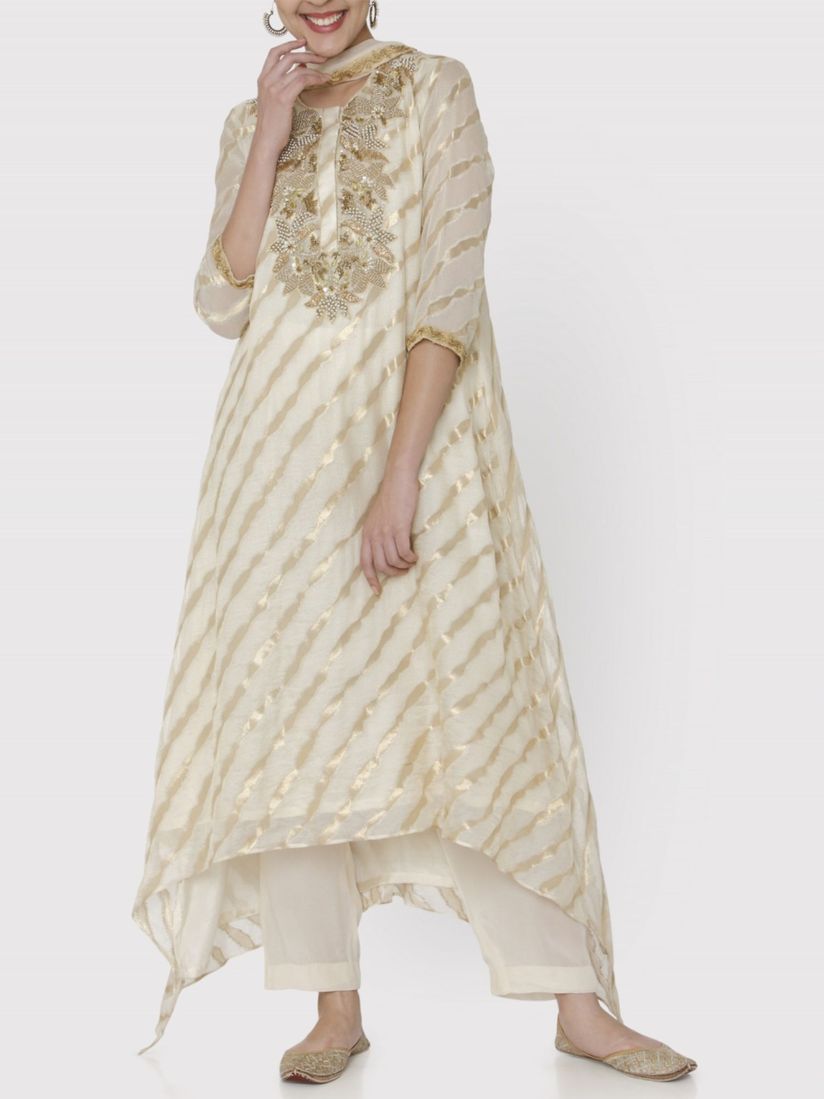 Off white suit sets Clearance