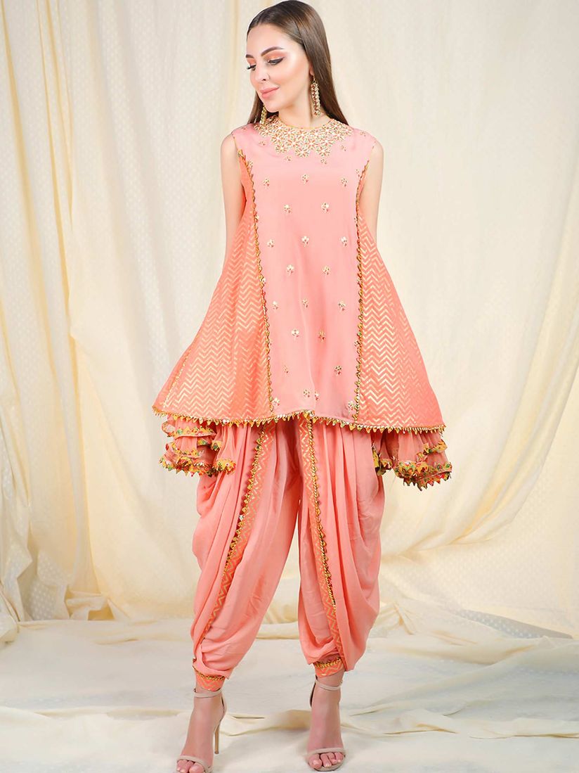Suits with dhoti pants clearance
