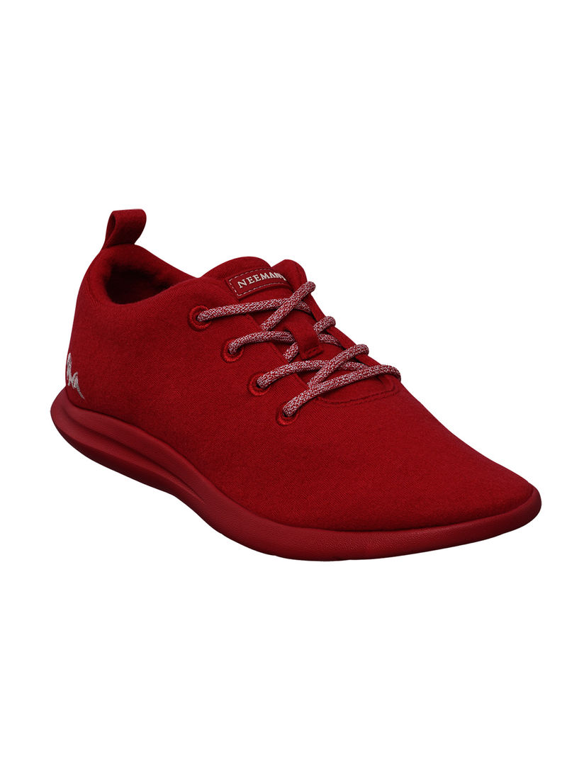 red joggers shoes