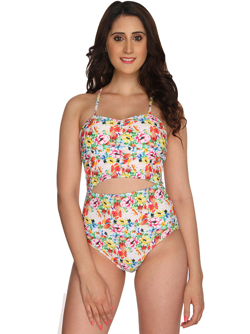 Nidhi Munim Lingerie Nidhi Munim Floral Cutout Swimsuit Multi