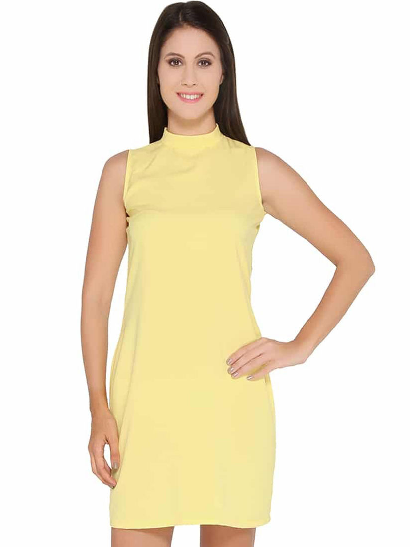 yellow one piece dress online