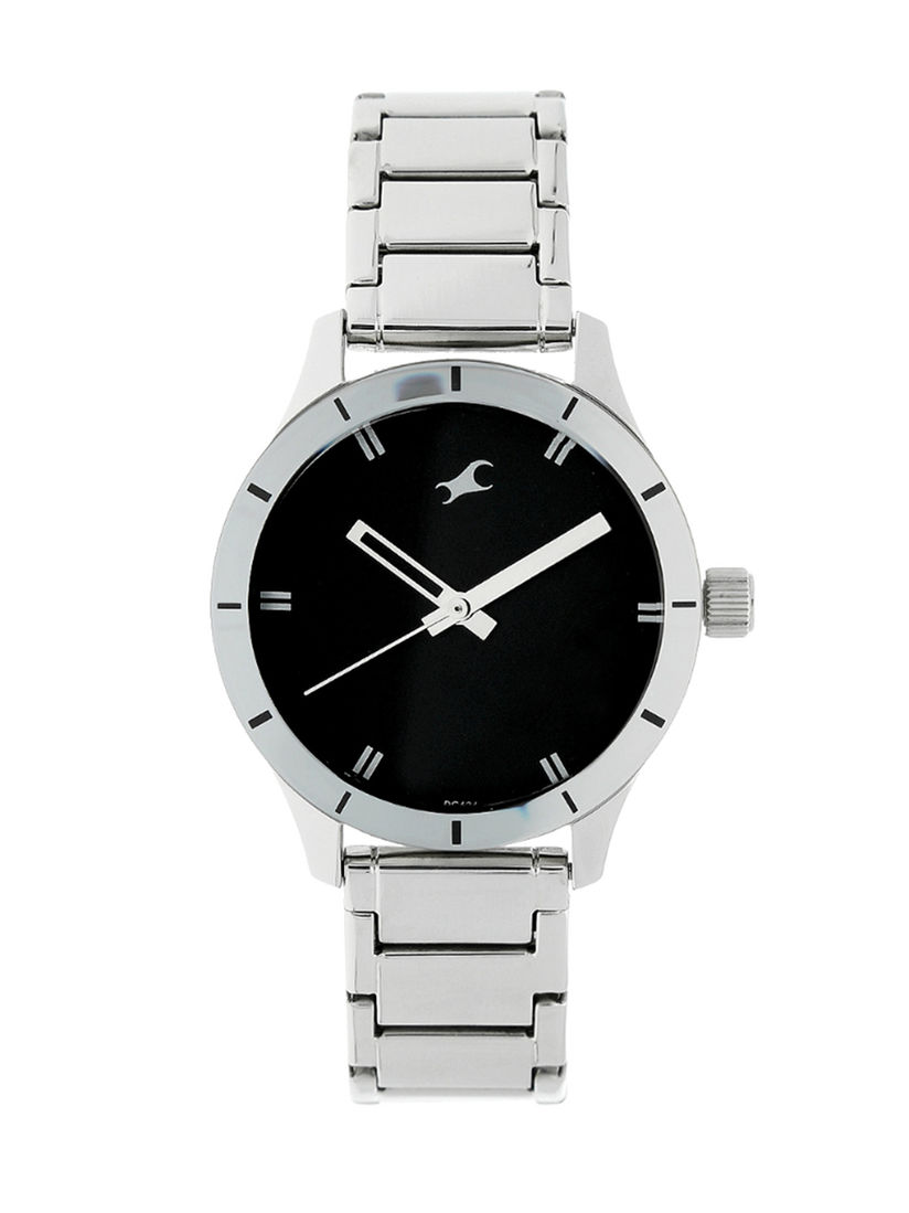fastrack black dial watch