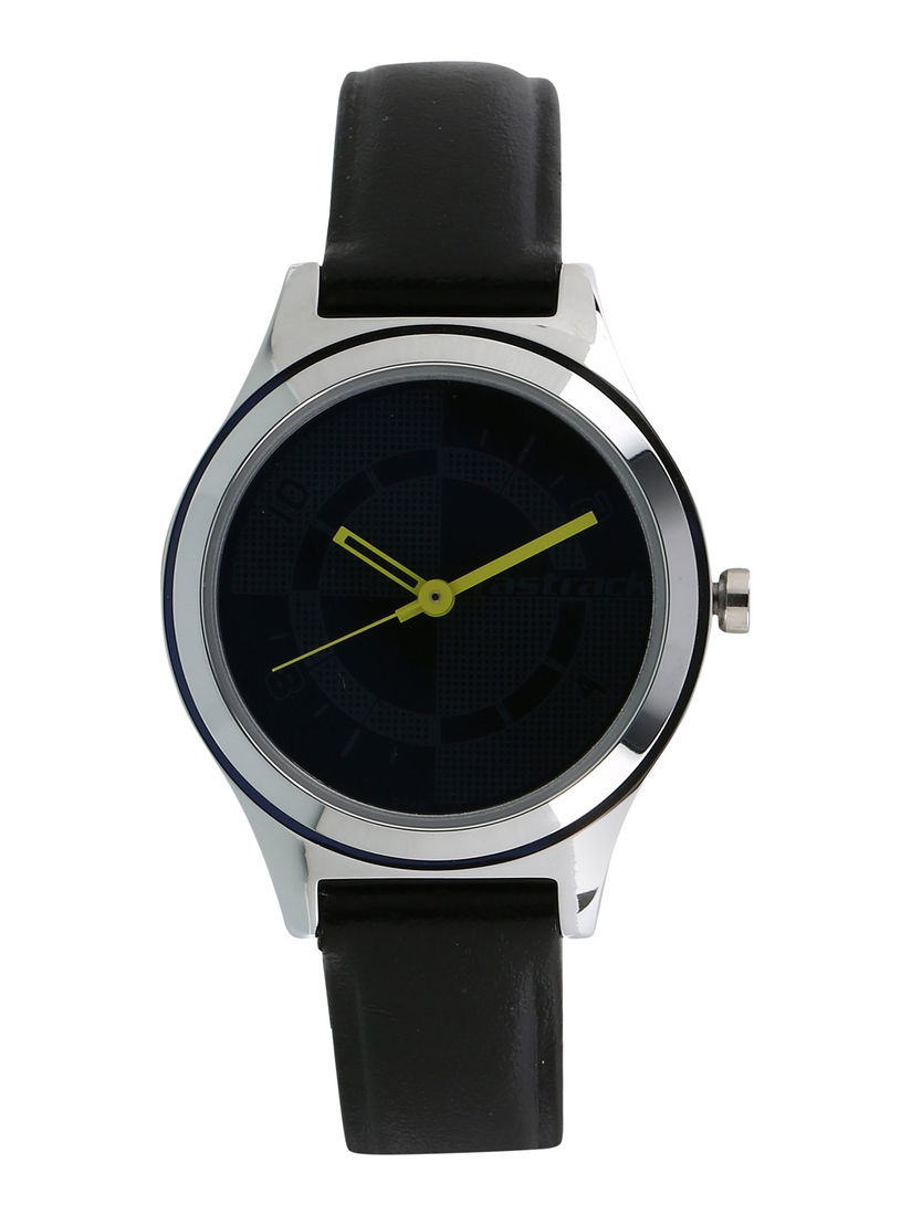 Fastrack Watches Buy Fastrack Black Round Analog Casual Watch Nm6152sl01 Online Nykaa Fashion Analog fastrack ladies watch, rs 2250 fastrack unique silver watch with a buy fastrack double chain strap watch fastrack black round analog casual watch nm6152sl01