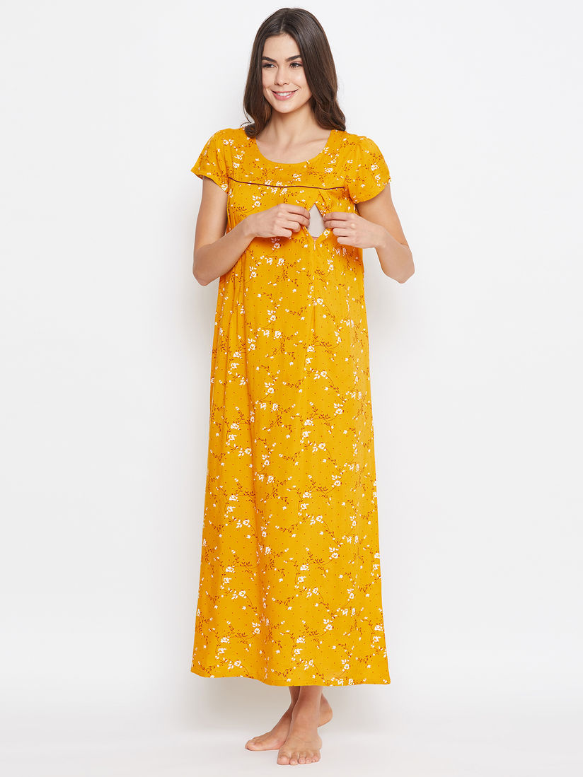 yellow night dress