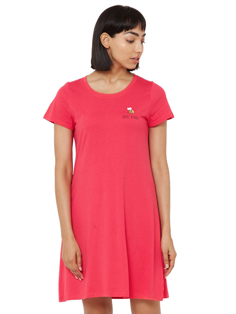 Pink sleep shirt clearance