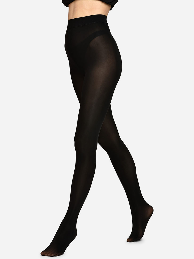 solid opaque tights