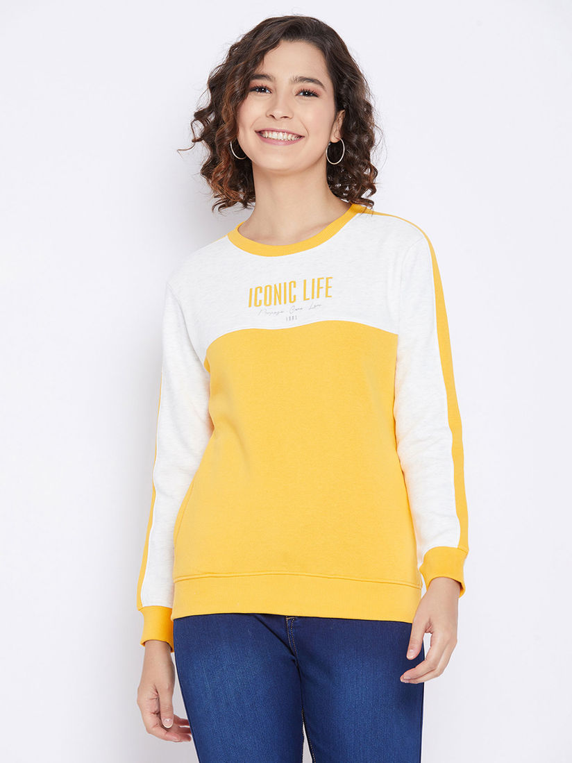 octave yellow sweatshirt