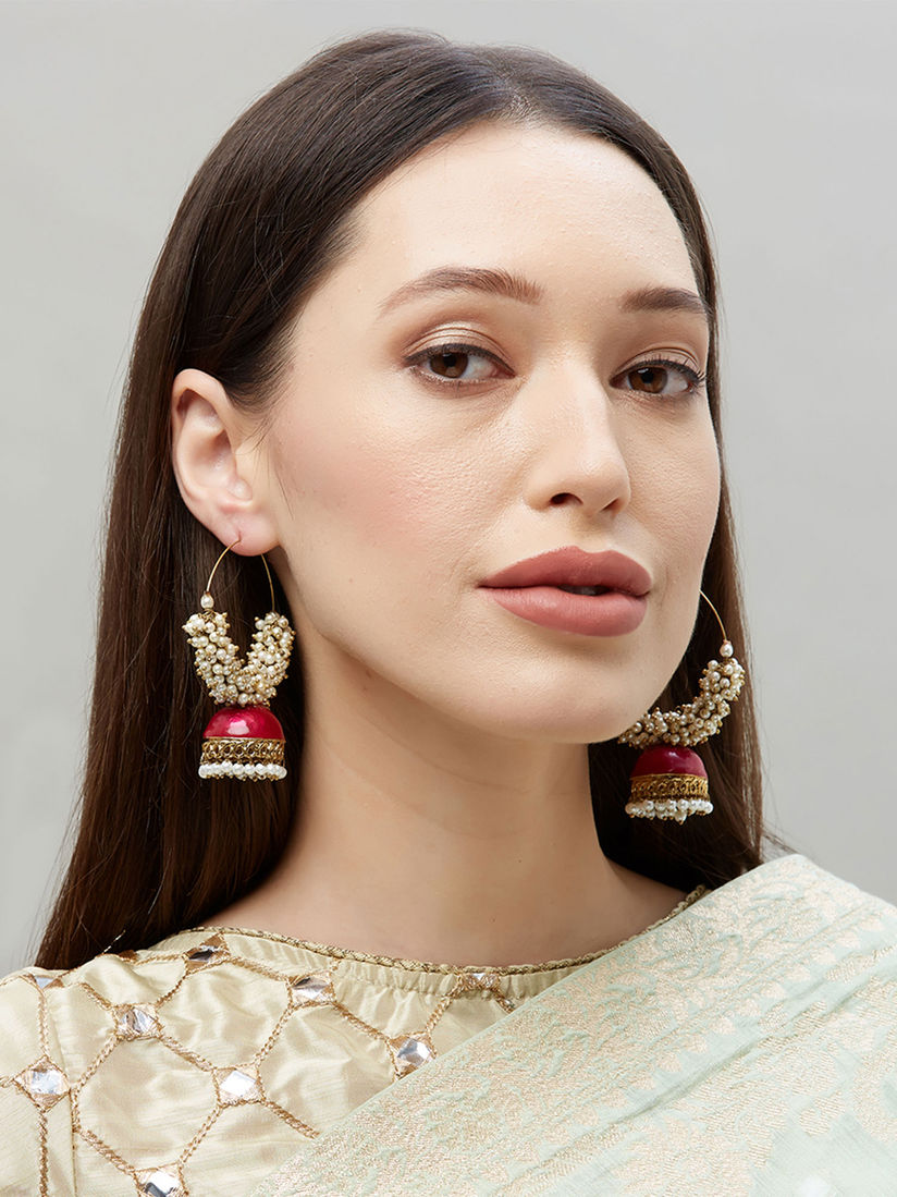 Fida Earrings Buy Fida Band Baaja Ethnic Gold Meenakari Pearl Hoop Jhumka Earrings Online Nykaa Fashion See more ideas about band baaja baraat, imprinting, band. fida band baaja ethnic gold meenakari pearl hoop jhumka earrings