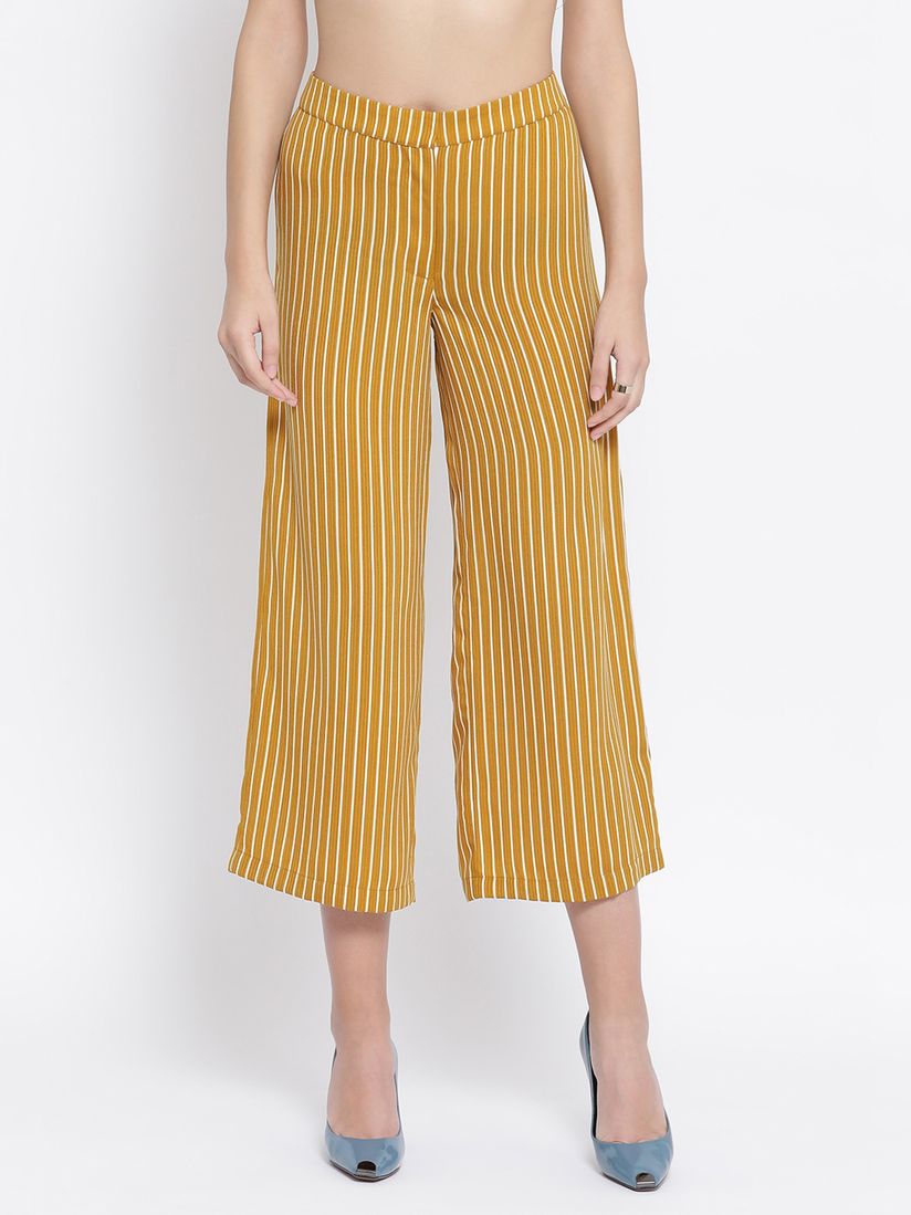 mustard striped pants