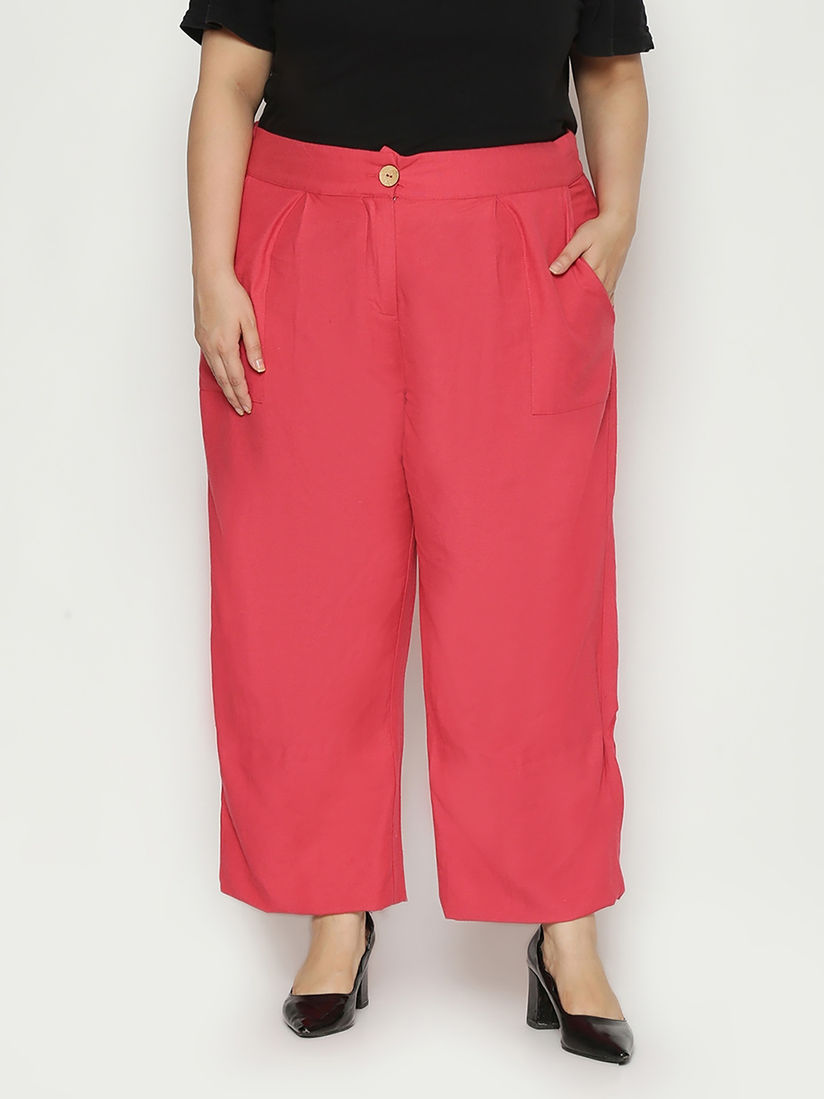 plus size linen pants