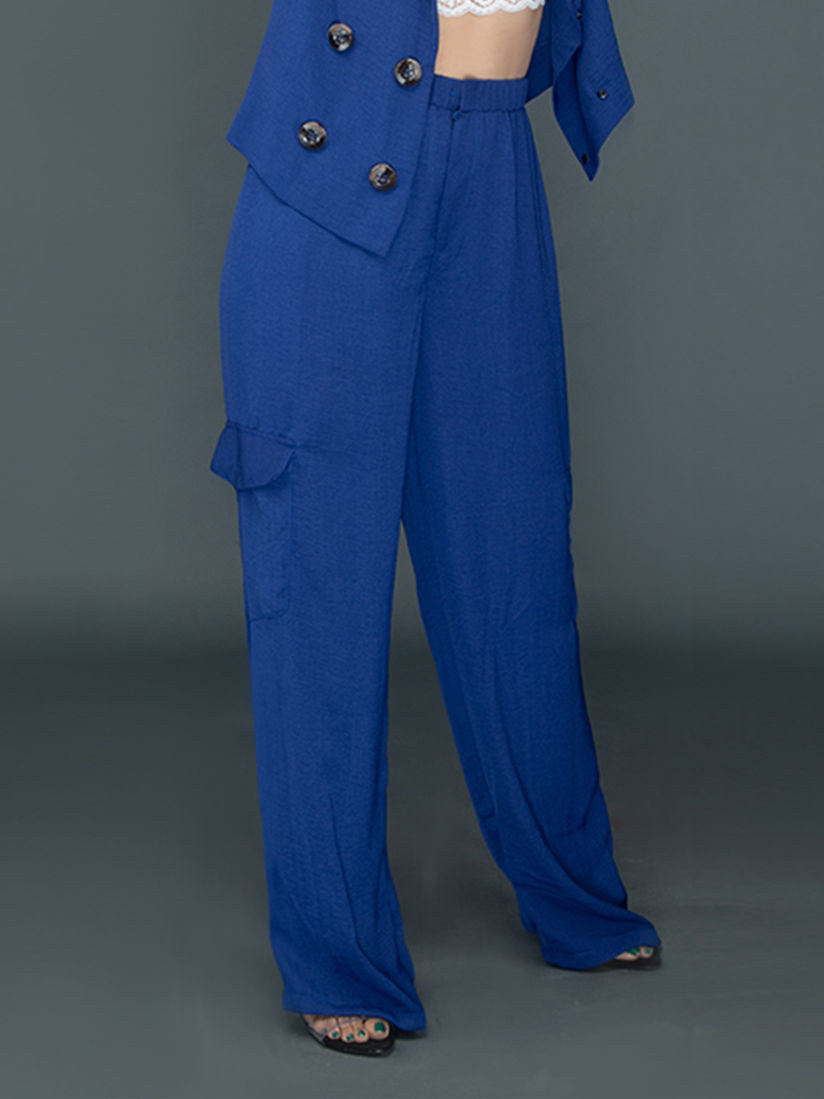 royal blue high waisted jeans