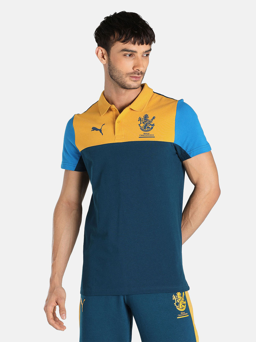 rcb black polo t shirt