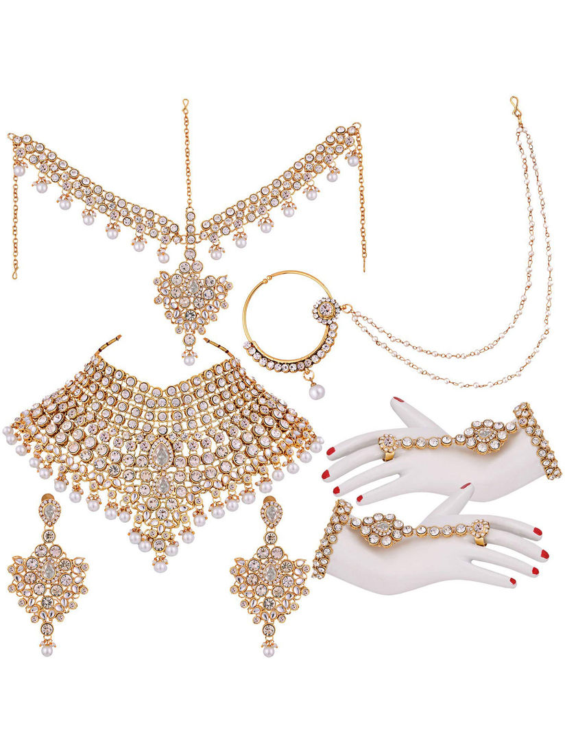 Peora Jewellery Set Buy Peora 18k Gold Plated American Diamond Jodha Akbar White Bridal Choker Necklace Jewellery Set Online Nykaa Fashion Buy your jodha akbar jewellery from indian jewellery store, the world's largest dedicated online the bollywood film jodha akbar fuelled the trend for rajasthani jewellery & mughal jewellery. peora 18k gold plated american diamond jodha akbar white bridal choker necklace jewellery set