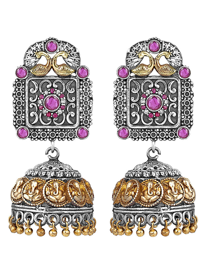 Peora Earrings Buy Peora Bohemian Oxidised Gold Silver Tone Jhumka Earrings Online Nykaa Fashion With a wide collection for both men and women, flipkart offers peora jewellery in earrings, necklaces & chains, pendants & lockets. peora bohemian oxidised gold silver tone jhumka earrings