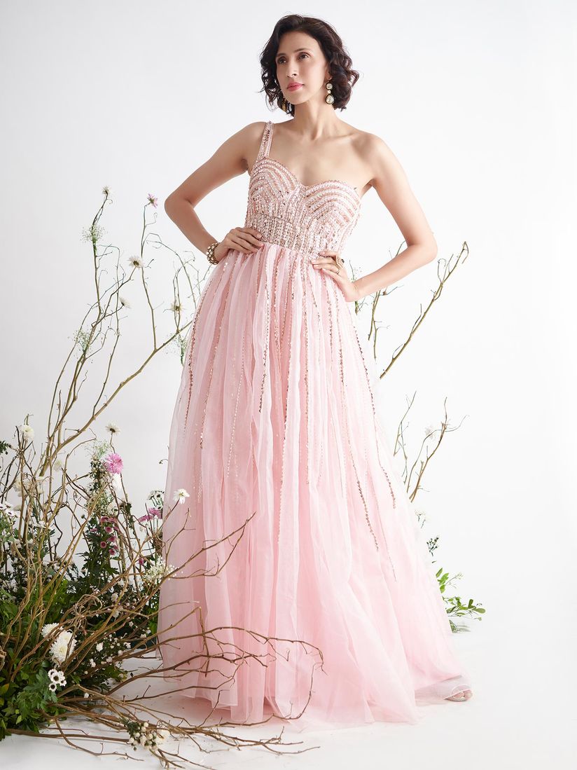 Rose pink gown Clearance