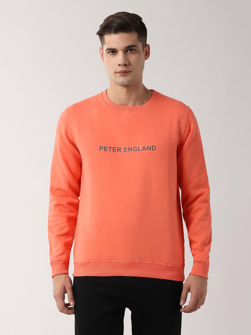 peter england red sweatshirt