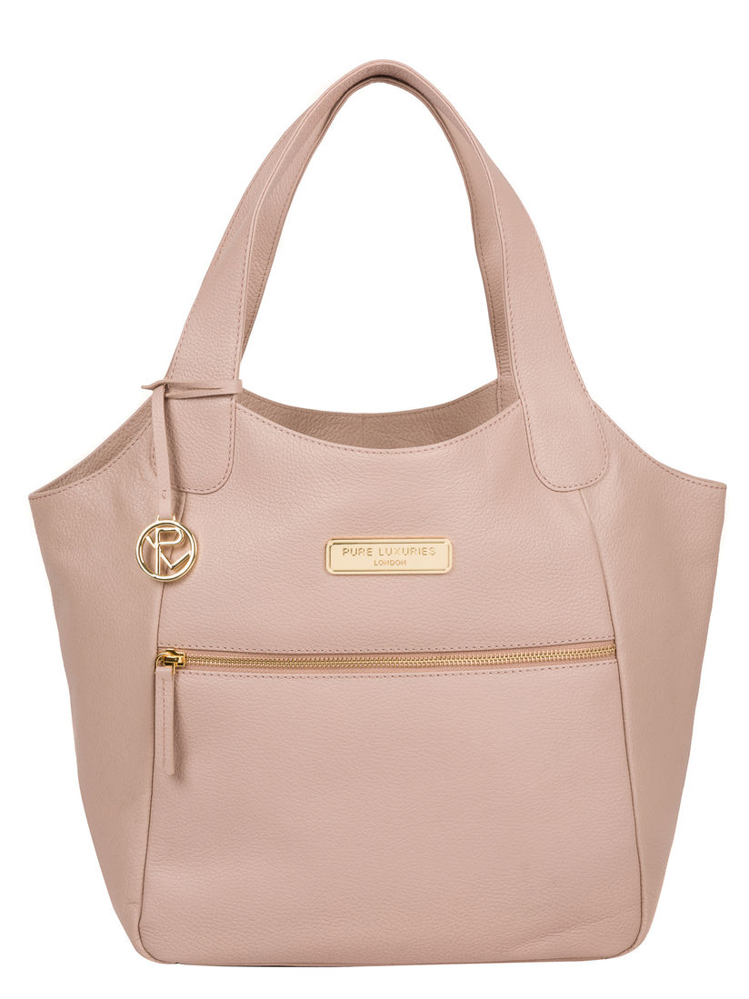blush pink tote