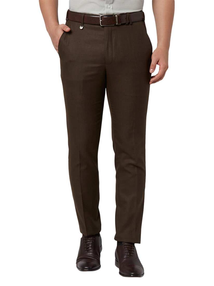 Dark brown formal pants Clearance
