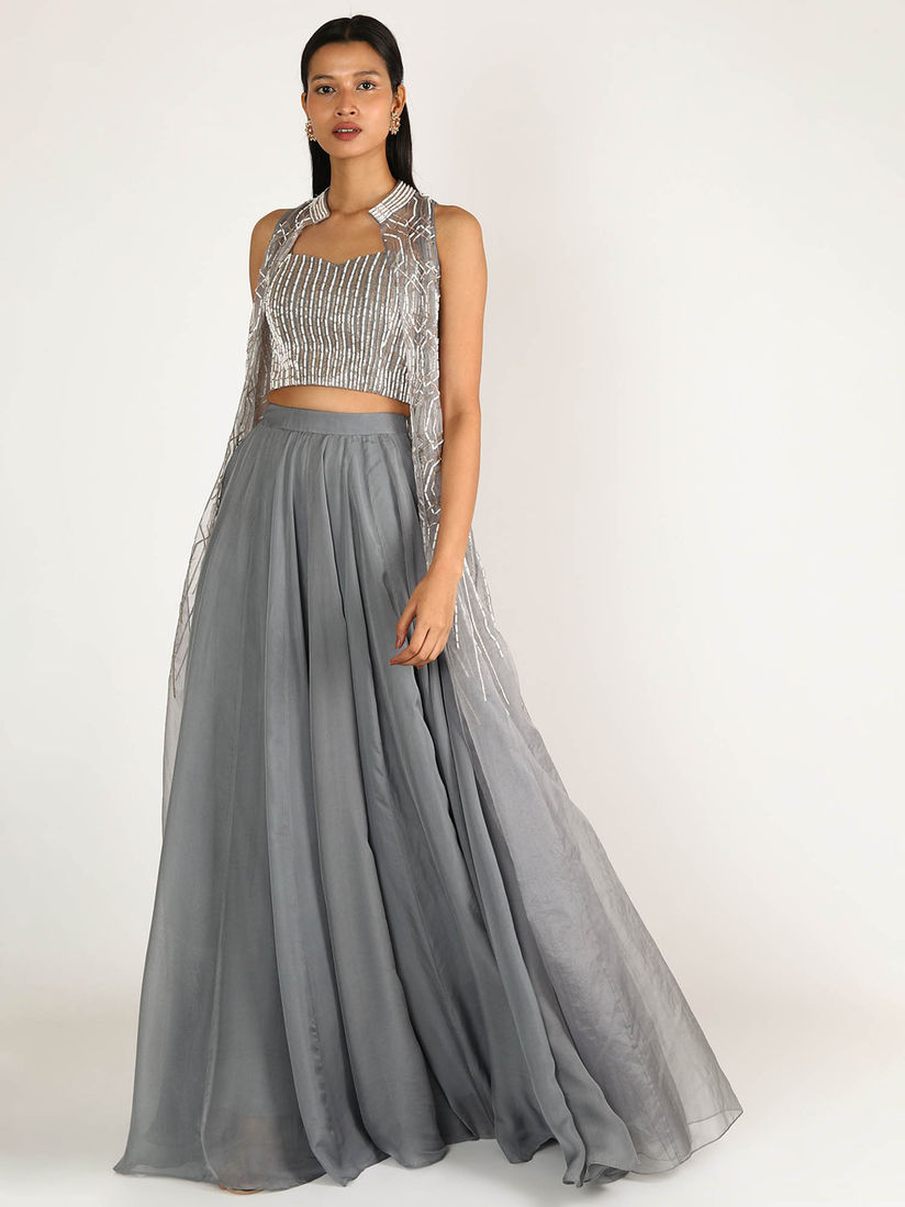 Embellished top and skirt clearance