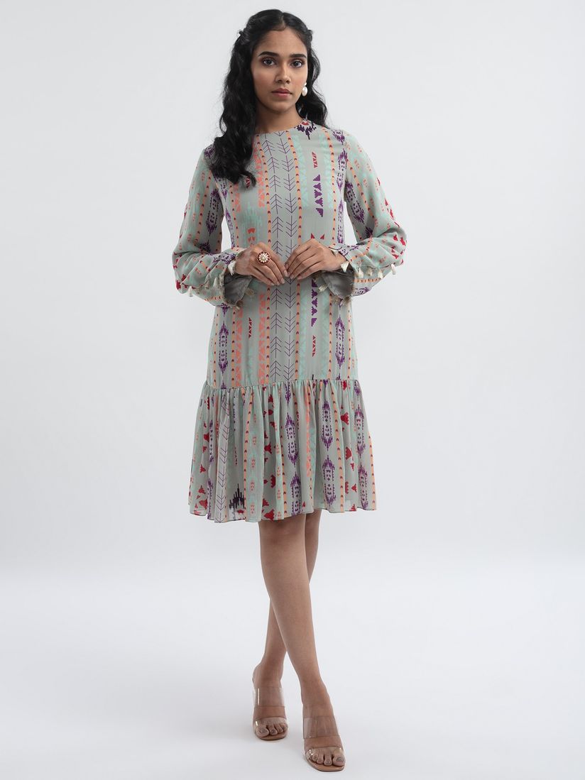 Payal Singhal Dresses Buy Payal Singhal Grey Ikat Stripe Zene Knee Length Dress Online Nykaa Fashion At i saw it first you'll find the perfect going out dress, flattering wrap dress or blazer dress as well as much more to suit your vibe.