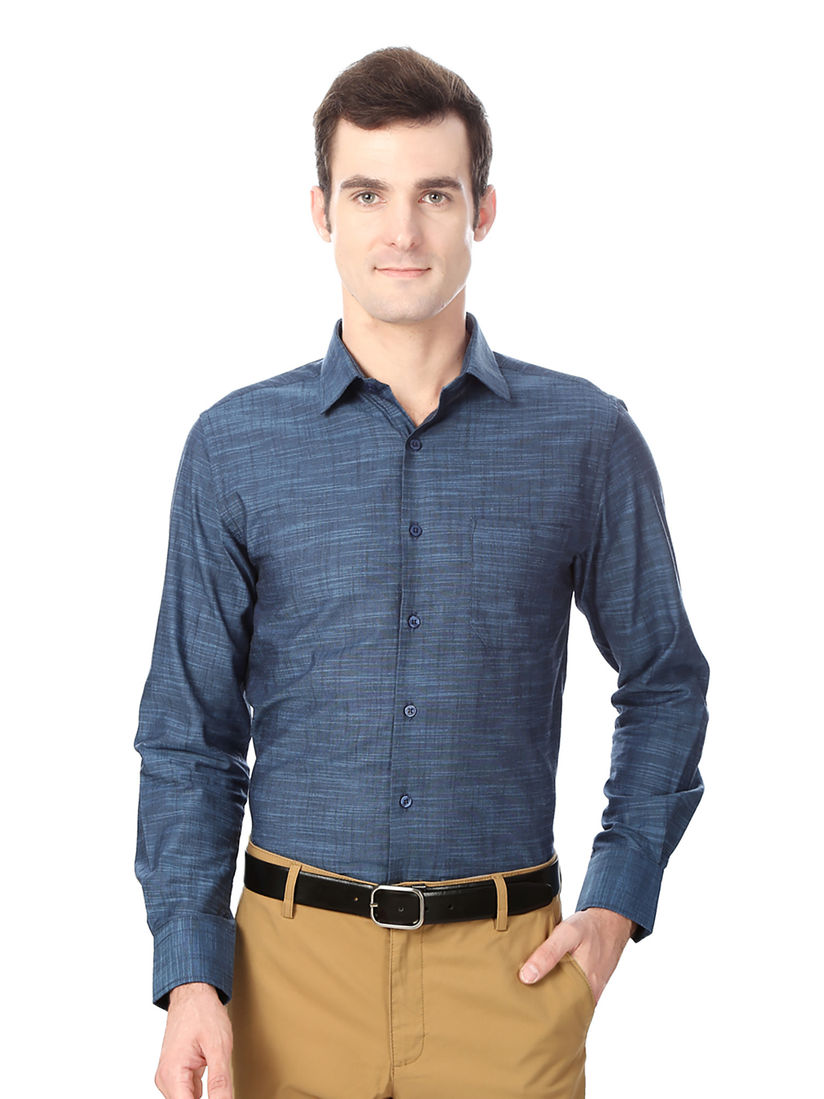blue formal shirt for ladies
