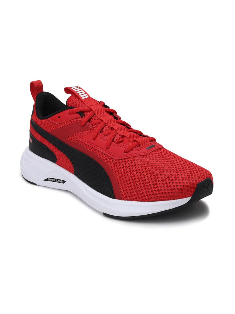 puma red shoes running
