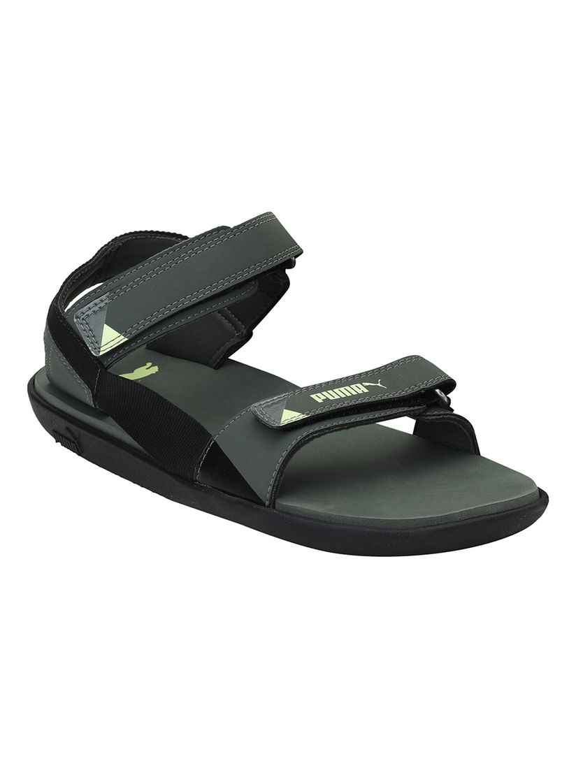 puma gray sandals
