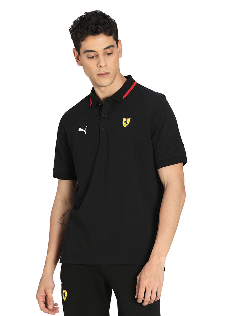 ferrari collar t shirt