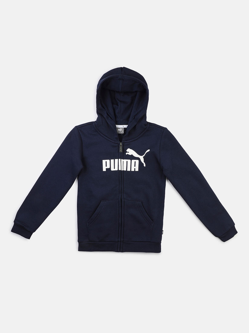 puma essential hooded jacket