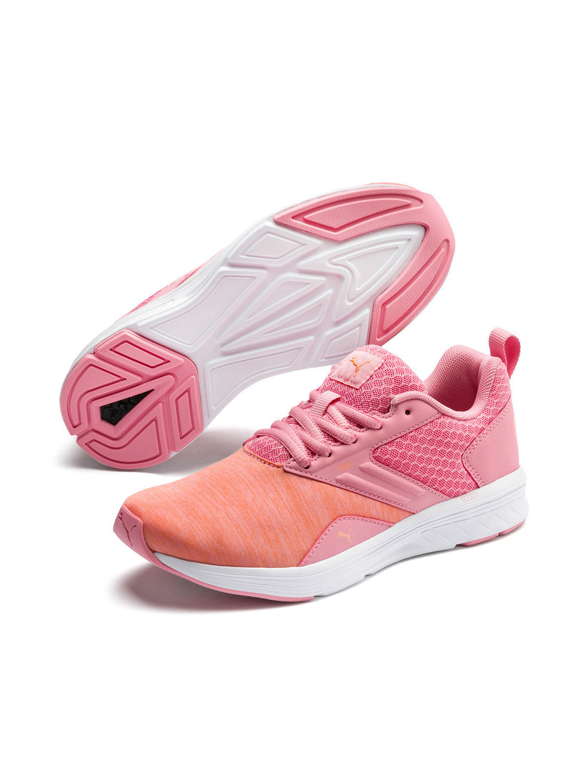 pink sports shoes