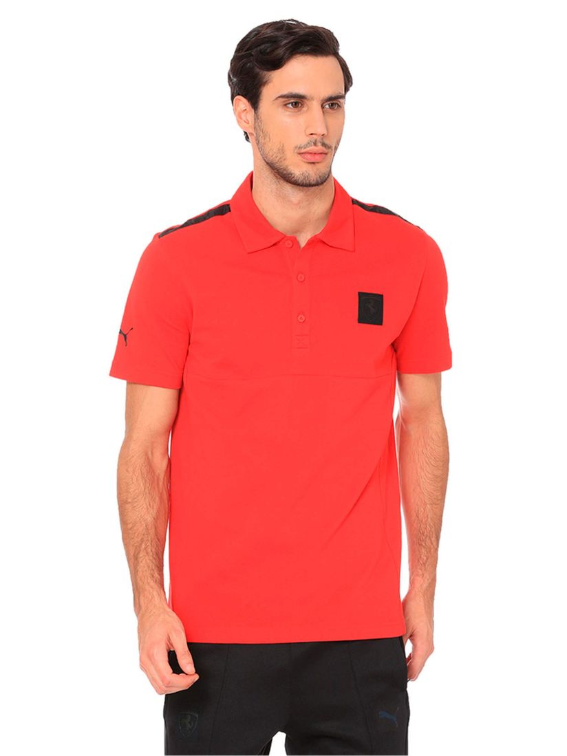 ferrari collar t shirt