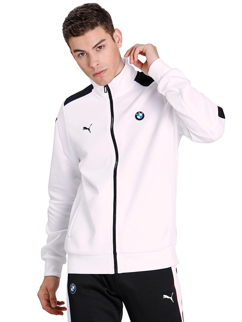 puma white track jacket